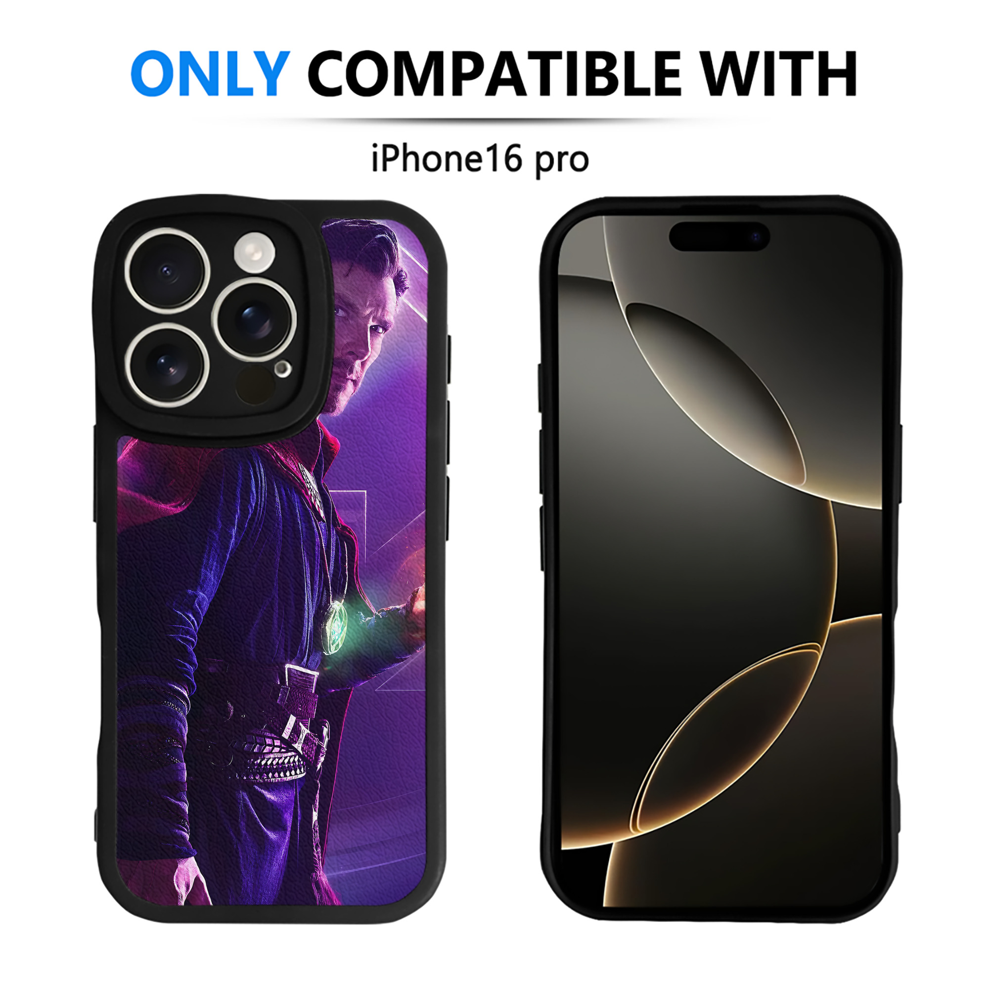 （画像用） アベンジャーズ The Avengers 【iPhone 16シリーズ対応】シリコンスマホケース（レザー調） 材質：シリコン